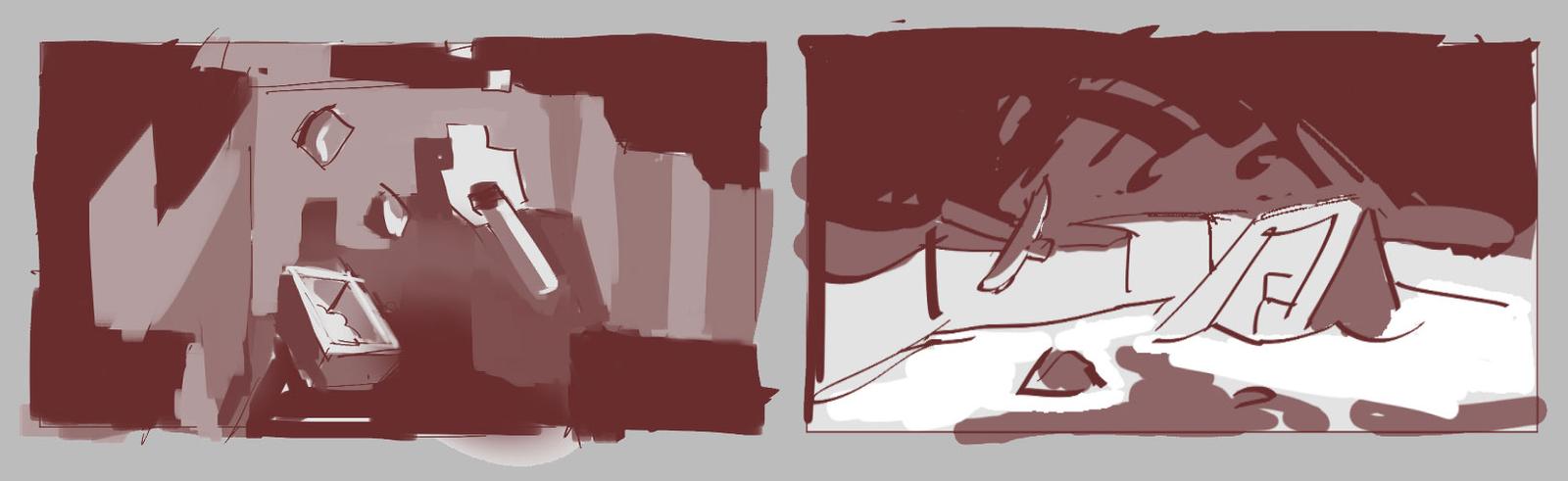 Caves and Cliffs Explorer Concept sketch